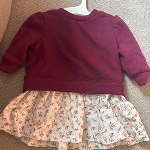 NWT Ralph Lauren Infant Sweatshirt Dress Size 3M